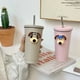 thumbnail image 5 of Pegatinas 3D creativas para taza de agua de perro, pegatinas bonitas de dibujos animados para decoración del hogar, pegatinas de perro con orejas grandes, 5 of 5