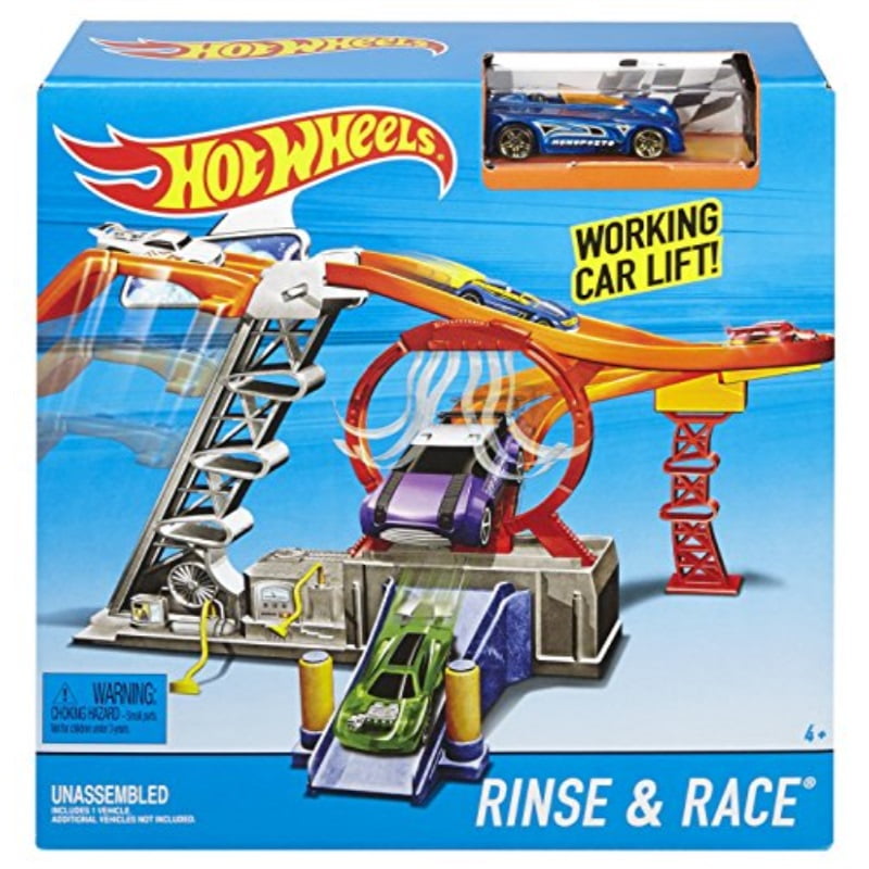 hot wheels race and rinse car wash