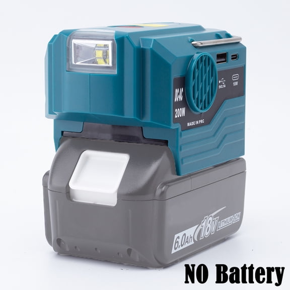 200W Power Inverter Generator for Ma*kita 18V Battery To 120V/220V AC Output USB and Type-C Adapter New