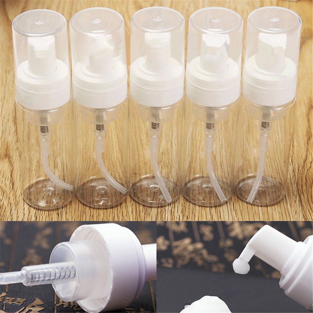 1.7 oz Plastic Foam Dispenser Bottle, Mini Foaming Pump Dispenser Empty