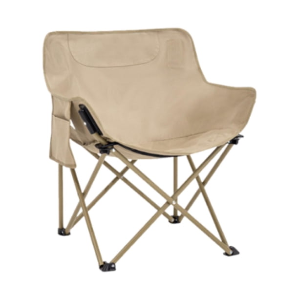 Silla plegable para acampar, playa, pesca, muebles de exterior, sillas para exteriores Caqui