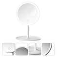thumbnail image 3 of Espejo de maquillaje de sobremesa con luz LED, color blanco, 3 of 7