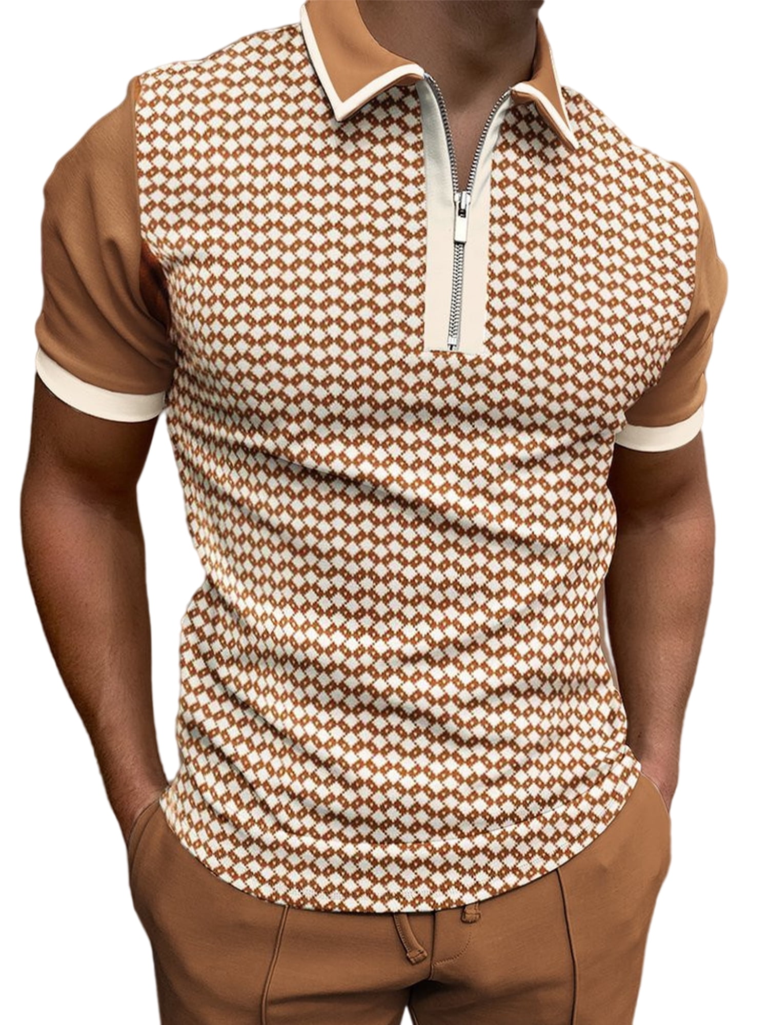Down Collar Loose Summer Tops 