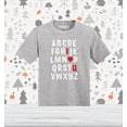thumbnail image 2 of Shop4Ever I Heart U ABC's  Love You Toddler's Cotton T-Shirt 5T/6T Heather Grey, 2 of 6