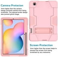 thumbnail image 3 of FIEWESEY Case for Samsung Galaxy Tab S6 Lite,Heavy Duty Shockproof Rugged Full Body Protective Case(With Stand)for Samsung Galaxy Tab S6 Lite SM-P610/P615/P613/P619 10.4 Inch 2020/2022(RoseGold), 3 of 7
