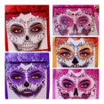 thumbnail image 1 of Paquete de 10 plantillas de pedreria Ultramo para disfraz de catrina halloween dia de muertos, 1 of 6