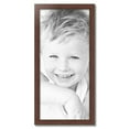 thumbnail image 2 of ArtToFrames 16" x 35" Honors Mahogany with Gold Picture Frame, 16x35 inch Brown Wood Poster Frame (WOM-5156),  Pack, 2 of 7