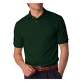 thumbnail image 1 of Jerzees Men's SpotShield Button Down Polo Sport Shirt, Forest XL, 1 of 2