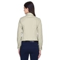 thumbnail image 2 of Harriton M500W Ladies Easy Blend Long-Sleeve Twill&nbsp;Shirt with Stain-Release, 2 of 4