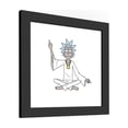 thumbnail image 5 of Gallery Pops Cartoon Network Rick and Morty - Spiritual Leader Rick Wall Art, Black Framed Version, 12" x 12", 5 of 5