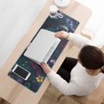 thumbnail image 3 of Long Mouse Pads for Desk,Pioneer Flower Floral Print Pattern Desk Mats on Top Of Desks, Desk Mouse Pad Extra Large with 3mm Non-Slip Base and Stitched Edge for Gaming,Office,Work,Home 31.5"x11.8", 3 of 6
