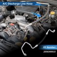 thumbnail image 2 of Manguera de Refrigerante de A/C para Mercedes-Benz C300 Línea de Manguera de Presión de Aire Acondicionado No. 2058300015 Caucho Hierro, 2 of 6