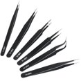 thumbnail image 1 of Juego de pinzas CHERALKEST de 6 piezas de acero inoxidable antiestático, 1 of 7