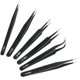 thumbnail image 1 of Juego de pinzas CHERALKEST de 6 piezas de acero inoxidable antiestático, 1 of 7