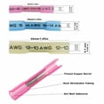 thumbnail image 3 of Jerbor 60Pcs Heat Shrink Butt Splice Connector Wire Connectors Waterproof Kit AWG 22-10, 3 of 8