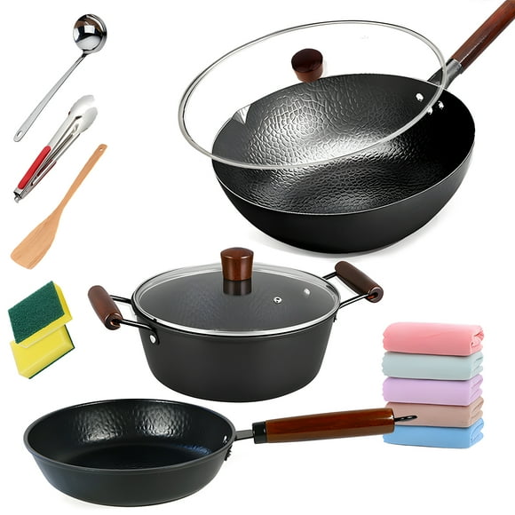 Pot Set,Set Non With Lids Pans Set With 2 Lids Non Cookware With Non And Cookware Kitchen Cookware Kitchen 5 Pot With Non Kitchen With Non Lids Spoon Stock Pot Set Cookware Pot Non Stick Set With