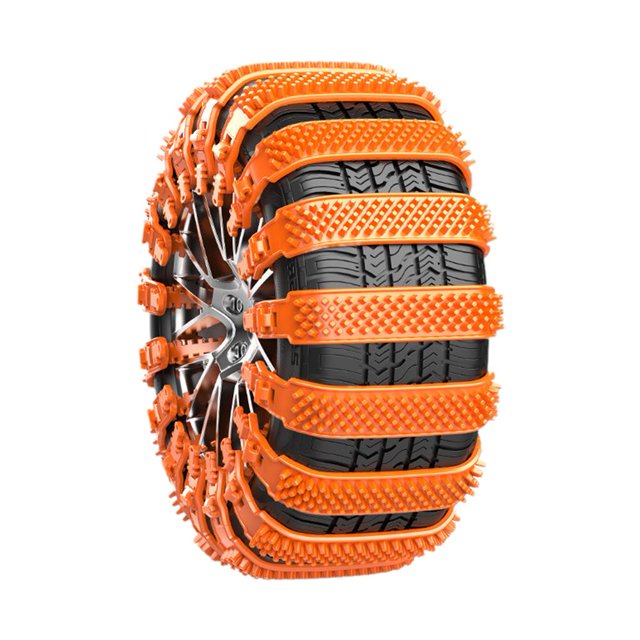 Ruifaya ❉5/10x Cadenas de neumáticos antideslizantes para invierno, nieve y barro, tendones para sedán, vehículos todoterreno