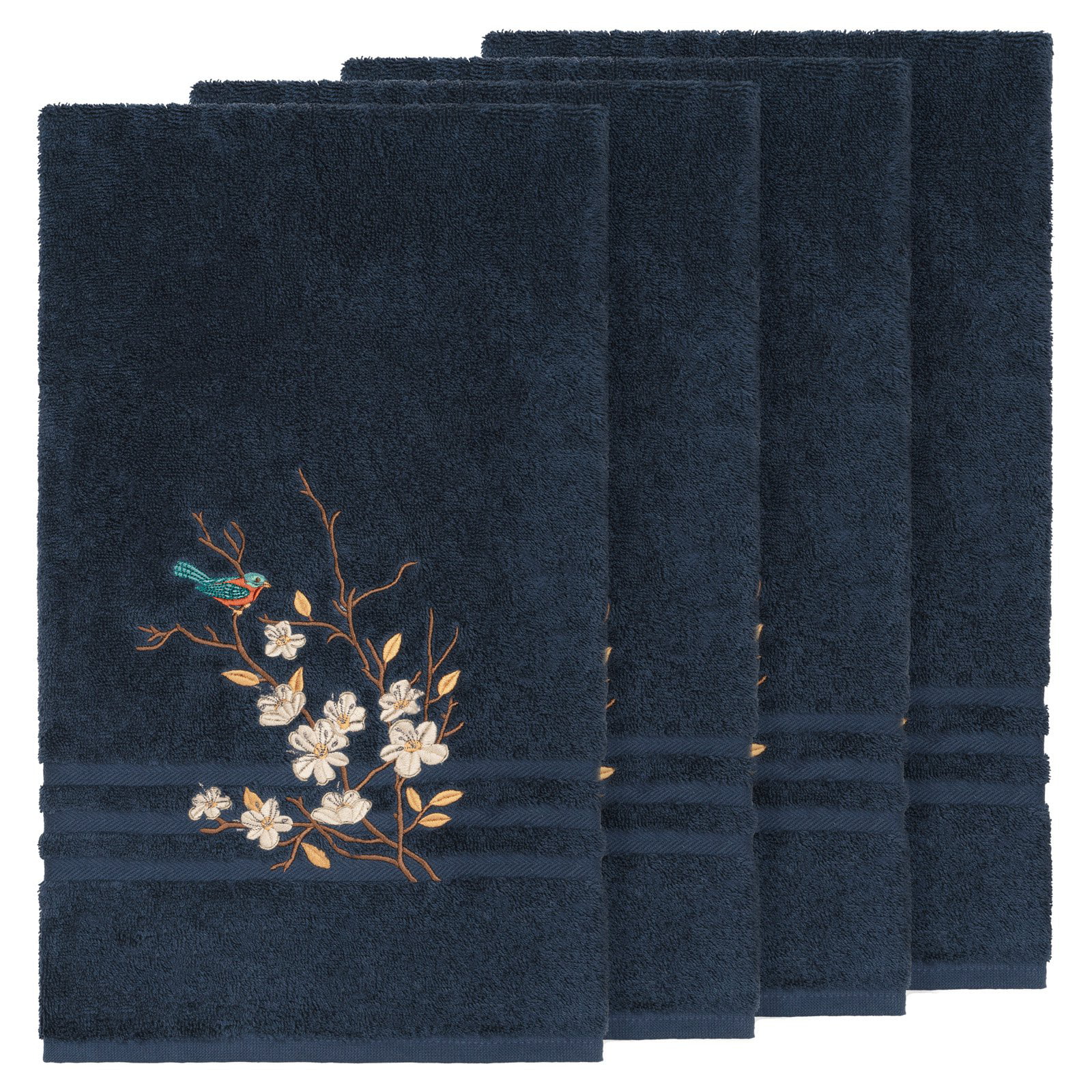 Linum Home Textiles Serenity 3Pc Embellished Towel Set Latte 