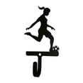 thumbnail image 2 of Village Wrought Iron WH-302-S Soccer Womans & Girls Wall Hook, Small, 2 of 2