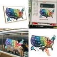 thumbnail image 5 of US 1-2Pc RV State Sticker Travel Map 50 USA States Trailer Camper Road Trip, 5 of 11