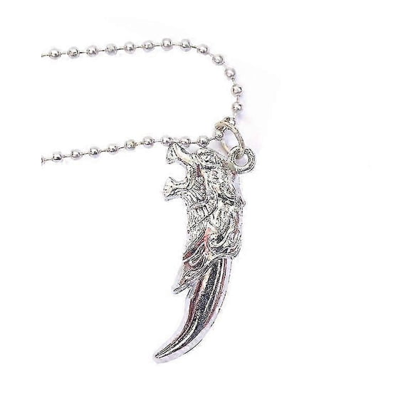 Cadena y colgante elegantes para hombre - Plata