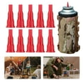 thumbnail image 5 of BLEEUS 10Pcs Butane Nozzle Adapter Universal Gas Converter For Cigarette Lighter Camping Kitchen Utensils (Red), 5 of 10