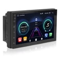 thumbnail image 3 of Navegador GPS para coche DVD CD reproductor Multimedia BT5.0 llamada de voz imagen inversa controles del volante para Android 10,1, 3 of 14