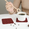 thumbnail image 5 of Kdxio Tomatoes And Chili Funny Coasters,4 Pcs Leather Coasters,Housewarming Gifts,Protect Furniture from Water Marks Scratch and Damage, 5 of 8
