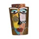 thumbnail image 3 of Maceta con forma de cabeza maya colorida, multifuncional, decorativa y con drenaje. Tamaño S, 3 of 9