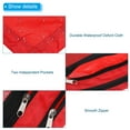 thumbnail image 4 of Unique Bargains Trousse à Crayons à Fermeture Éclair en Maille de Tissu Oxford, Rouge, Lot de 4, 4 of 7