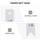 thumbnail image 3 of AURARMLET 50Ud Etiquetas De Papel Para Regalos Hechas Con Agujero Para De Velas, 3 of 8