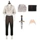 thumbnail image 3 of Disfraz de Astarion para hombre, disfraz de Baldur's Cos Gate 3, fantasía medieval, camisa, pantalones, BG3, para Halloween y carnaval, 3 of 5