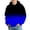 00-Blue#1232, variant on Kiijoy Toddler Boys Gradient Hoodie Long Sleeve Pullover Sweatshirt, Sizes 4-5T