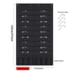 thumbnail image 2 of Organizador De Archivos De Pared Multifuncional 600D Organizador De Tela Oxford Gráfico De Bolsillo 20 Compartimentos Contenedor De Almacenamiento De Bolsillo De Pared De Oficina seitruly EL009028-00, 2 of 4