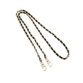 thumbnail image 4 of Abbraccia Purse Chain Strap, Cross Body Replacement Strap, Fashion Bag Chain for Small Shoulder Bag Wallet Handbag DIY Gold Chain Black, 4 of 10