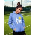 thumbnail image 2 of Tstars Love Softball Women's Hoodie - Ideal Birthday Gift for Softball Fans and Players - Comfortable Sportswear - Show Your Softball Passion - Perfect Apparel for Softball Moms, 2 of 6