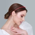 thumbnail image 2 of Diadema de strass Unique Bargains, diadema de cristal falso para mujeres, color rojo, 2 of 7
