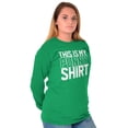 thumbnail image 3 of Punny Sports Funny Sarcastic Athletic Long Sleeve TShirt Men Women Brisco Brands S, 3 of 6
