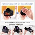 thumbnail image 3 of ERDS-Extra Large EOS R5 Mark II Eyecup, Round Soft Silicon R5II Eye Cup Eyepiece Viewfinder Eyeshade Cover Special Designed for Canon EOS R5 Mark II Camera Replaces Canon ER-kE Rubber Eyecup (NOT fit, 3 of 4