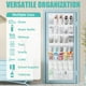 thumbnail image 5 of Organizador de zapatos Tiblue con 35 bolsillos de malla, color blanco, 5 of 8