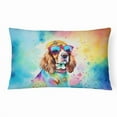thumbnail image 2 of German Shepherd Hippie Dawg Fabric Decorative Pillow 12 in x 16 in, 2 of 99