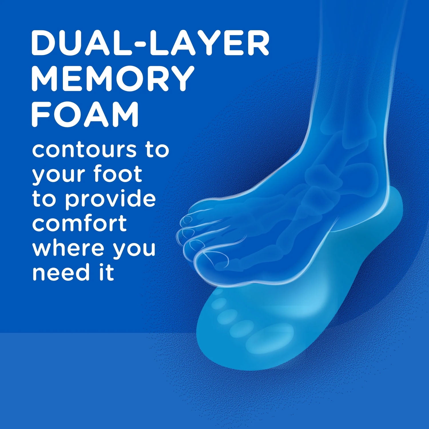 Dr. Scholl's Cushy Comfort with Memory Foam Insoles Unisex, 1 Pair