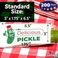 thumbnail image 4 of Classic Vintage Design Dill Pickle Bag, 200 Pack, by Avant Grub - Red Carnival Snack Sacks for Mess-Free Fundraisers and Concession Stands, 4 of 5