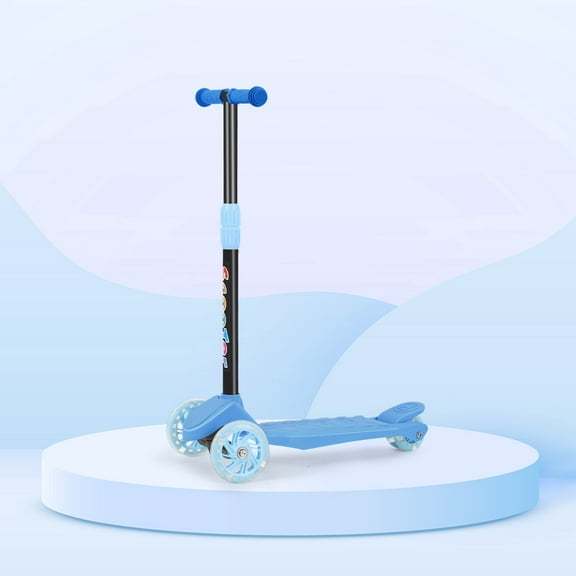 Scooter For Kids 3 Wheel Kick Scooter For Toddler Girls Boys Blue Scooter