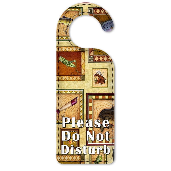 Do Not Disturb Door Knob Hanger Sign - Go Fishing - Image by Dan Morris