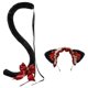 thumbnail image 4 of Conjunto de diadema y cola, accesorios para disfraces, decoración para niños y adultos, tocado, Cosplay, orejas de animales, regalo, cola de gato, dis negro rojo Fernando Disfraz de juego de cosplay, 4 of 7