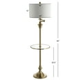 thumbnail image 4 of JONATHAN Y Cora 60" Metal/Glass LED Side Table and Floor Lamp, Brass, JYL3055A, 4 of 7