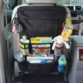 thumbnail image 2 of Heavy Duty Back Seat Car Organizer Extra Large for Powerful Protection Sag Proof & Reinforced Corners Protects iPad & Backseat Versatile Car Seat Organizer Storage Compartme, 2 of 10