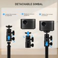 thumbnail image 5 of AILIGHT Universal Projector Stand with Height Adjustable 17.5-35.5 inch, 360° Rotatable Projector Floor Stand for Home & Office & Outdoor, 5 of 11