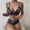 Black, variant on Babysbule Swimsuits for Women Women Bandeau Bandage Bikini Set Push-Up Brazilian Swimwear Beachwear Swimsuit